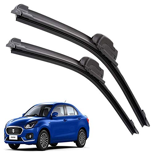 Image of Euro Care Windshield Car Wiper Blades Compatibility With Maruti Suzuki Swift Dzire (Model : 2014-2017) - Set of 2Pc (D-21,P-19)