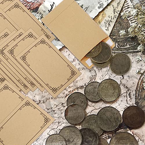 200 Packs Coin Envelopes 2.3X3.5 Inches Small Parts Seed Kraft Envelopes Self Adhesive Seed Storage Packets Brown Seed Saving Envelopes For Storage Keys Cards Stamp And Small Items (Kraft Color) #TOP3