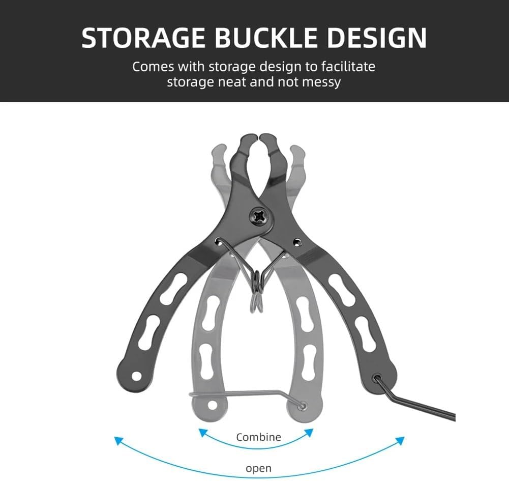 自転車修理ツール 自転車チェーンプライヤー クイックリリースリンクツール マウンテンバイクチェーンカッター定規 取り外し 取り付け