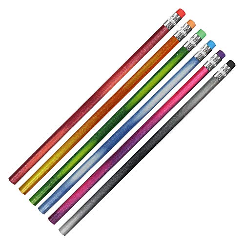 Color Changing Mood Sparkle Pencils, Set of 24, Assorted Colors