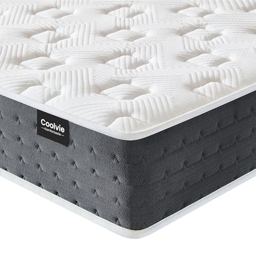 Coolvie Matratze 140x190 HäRtegrad 3-4 - Oeko-Tex-Zertifizierung - 20cm Hoch 7 Zonen Taschenfederkern Federkernmatratze - Ideal für Senioren PflegebedüRftige Menschen Altenheime Pflegeeinrichtungen