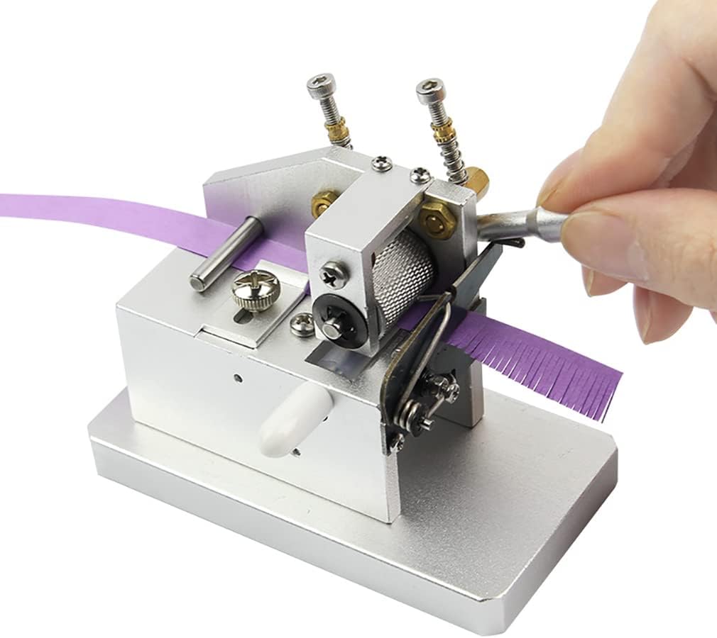 Manual Quilling Fringe Machine for Tassels Flowers Roll Making Paper Cutting DIY Tool, Tool for Cutting Sheer Paper Fringes