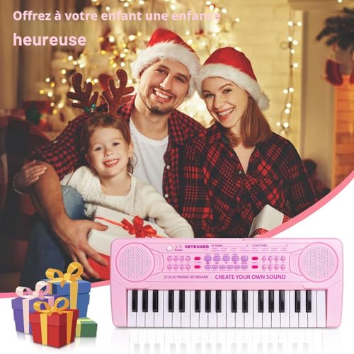 m zimoon Enfants Pianos Claviers, 37 Touches Électronique Musique Piano – vue 7