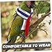 VICASKY Birds Flight Suit for Parakeets Breathable Costume for Outdoor Activities Reusable and Washable Decorative Parrot Clothing Accessory Present for Bird Lovers