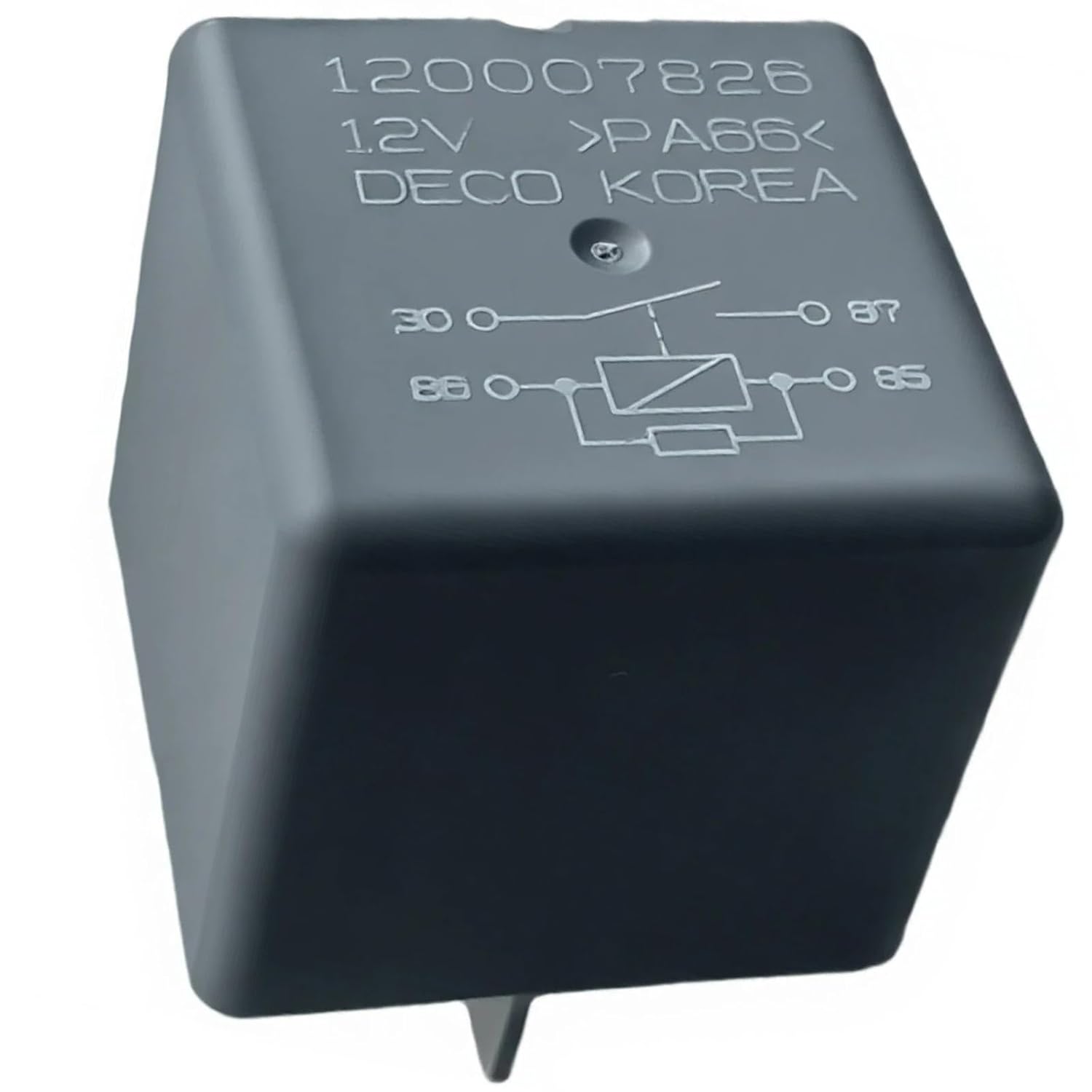 Genuine OEM 120007826 12V 4-Pin Relay Compatible with GM/Hyundai Vehicles Main Current ABS Multi-Purpose Relay, Cross-Ref 0 332 019 166 / MR84