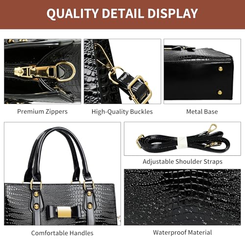 Set de 2 carteras y bolsos para mujer miniatura 7