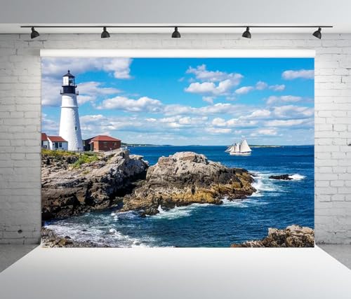 Fondo fotográfico de tela BELECO 10x8 ft oceánico miniatura 4