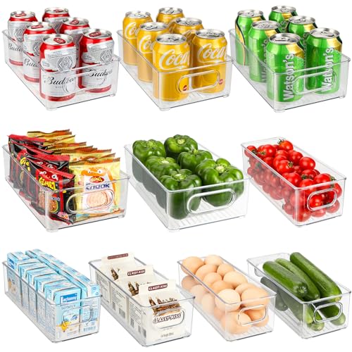 10Pcs Organizer per Frigorifero, 2 Taglieorganizer da CucinaOrganizer