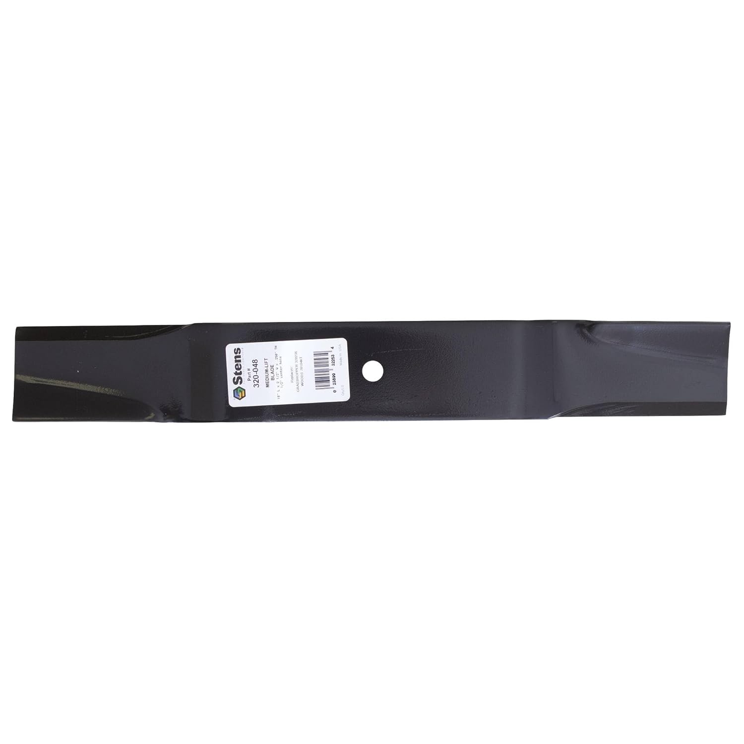 New Stens Lawnmower Blade 320-048 Replacement for: Grasshopper, Woods Requires 3 for 52" Deck 70104, 70104KT, 70117, 320236, Black