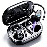 Poounur Cuffie sportive Bluetooth 5.4, 75 ore, senza fili, Bluetooth, stereo, IP7, impermeabili