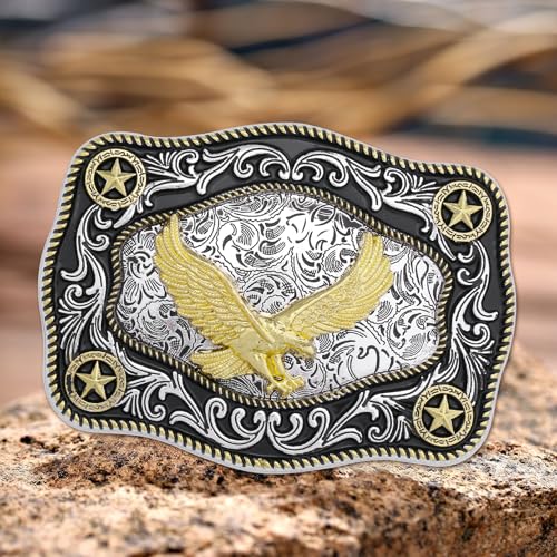Image of Cowboy Belt Buckle for Men Longhorn Bull Belt Buckles Men Vintage Texas Buckle for Women Cowboy Cowgirl Belt Buckle