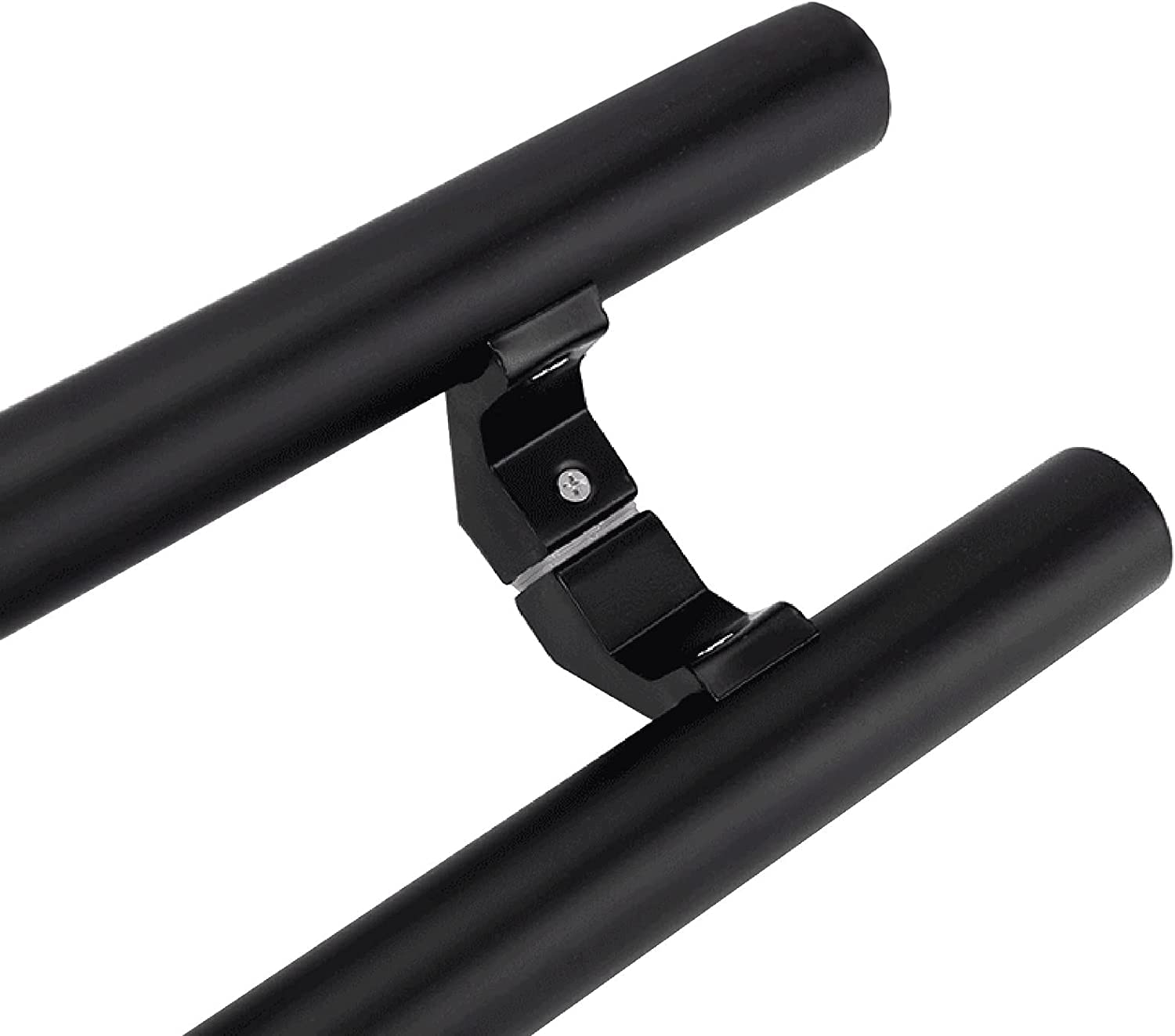 Poignée de traction antirouille double face pour porte noire moderne