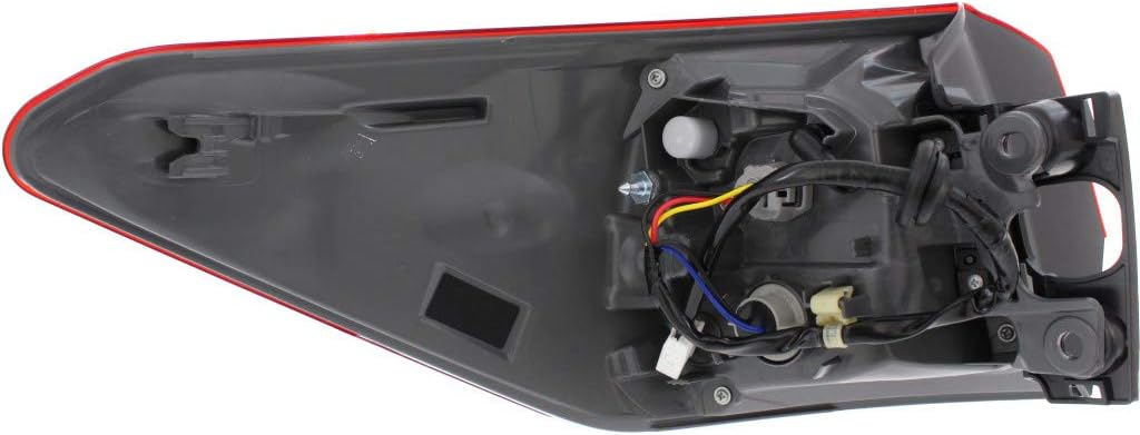 For Toyota Highlander Tail Light Assembly 2018 2019 Passenger Side | Outer | LED | Clear Lens | For TO2805143 | 81550-0E161