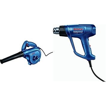 Bosch GBL 620-Watt Air Blower (Blue) & GHG 180 Plastic Heat Gun, Blue Combo