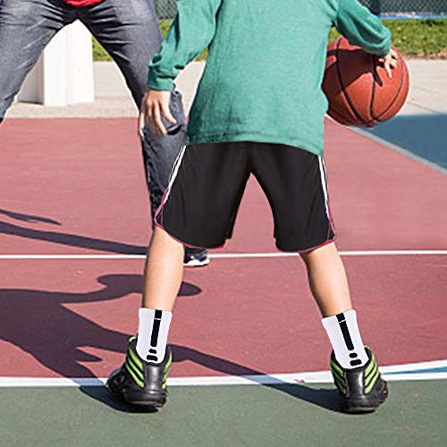 Jhm Kids Athletic Sport Sockcs Team Cushioned Basketball Soccer Crew Socks For Ages 4 To 16 #TOP6