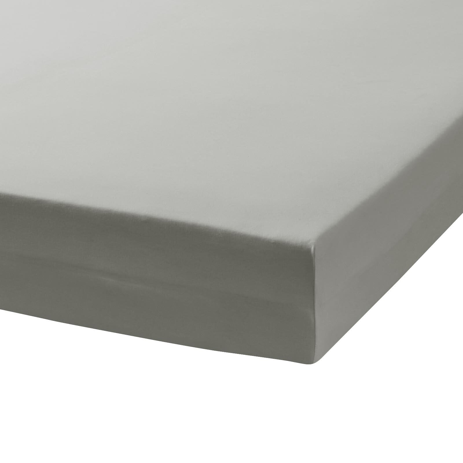 TRAUMSCHLAF Premium Interlock Jersey Spannbettlaken – Weiches Jersey Spannbetttuch aus 100% Baumwolle – elastisch & formstabil – passend bis 30 cm Matratzenhöhe – 180x200-200x200 cm, grau