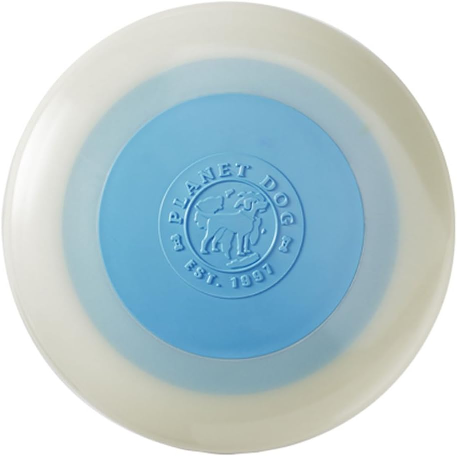 Planet Dog Orbee-Tuff Zoom Flyer Disc Glow-In-The-Dark Dog Fetch Toy, Large