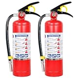5 lb ABC Dry Chemical Fire Extinguisher with Wall Mount, 2A:10B:C Rated