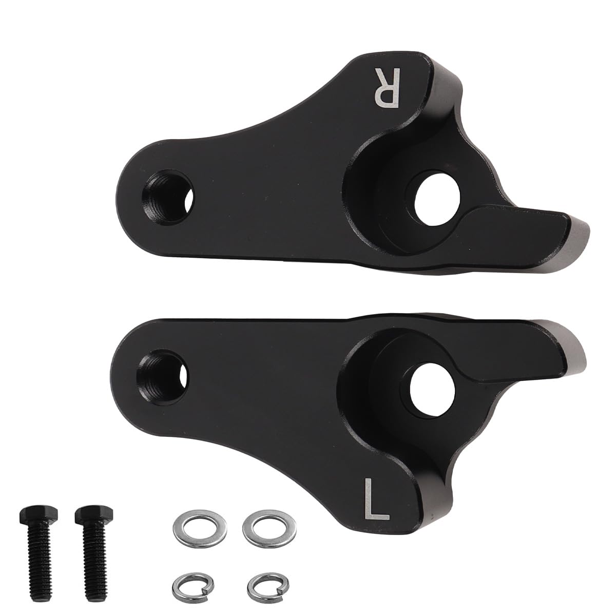 2 "Blocchi di abbassamento Kit Rear Slam Blocchi di abbassamento Compatibile con Touring Street Glide 2002-2023 Adatto per Modelli Touring