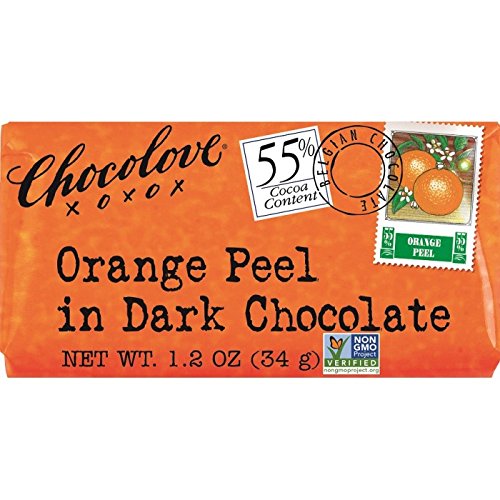 Chocolove Orange Peel In Dark Chocolate, Dairy Free, Gluten Free & Non-Gmo, 1.3 Oz Mini Bar (Pack Of 12) #TOP29