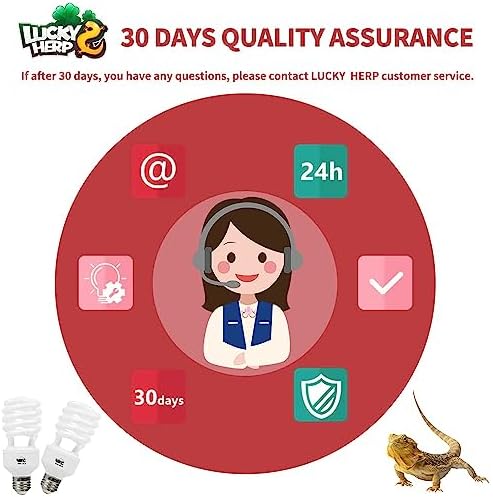 LUCKY HERP UVA UVB Reptile Light, 26W 15.0 Intense UVB Bulb for Reptiles, Terrarium Compact Fluorescent Lamp — view 6