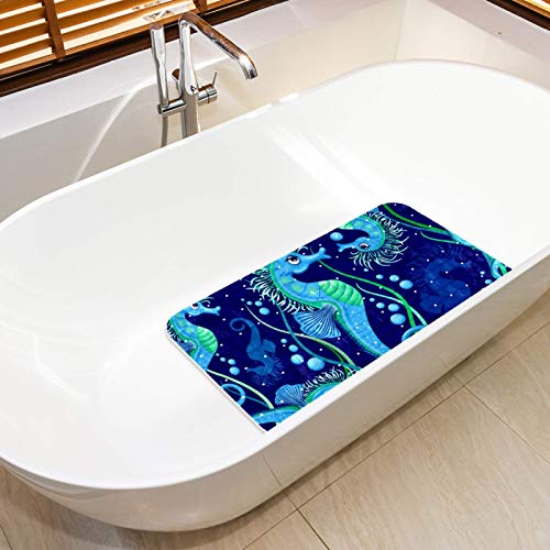 Tapis de bain sans BPA anti-dérapant avec trous de drainage - 6