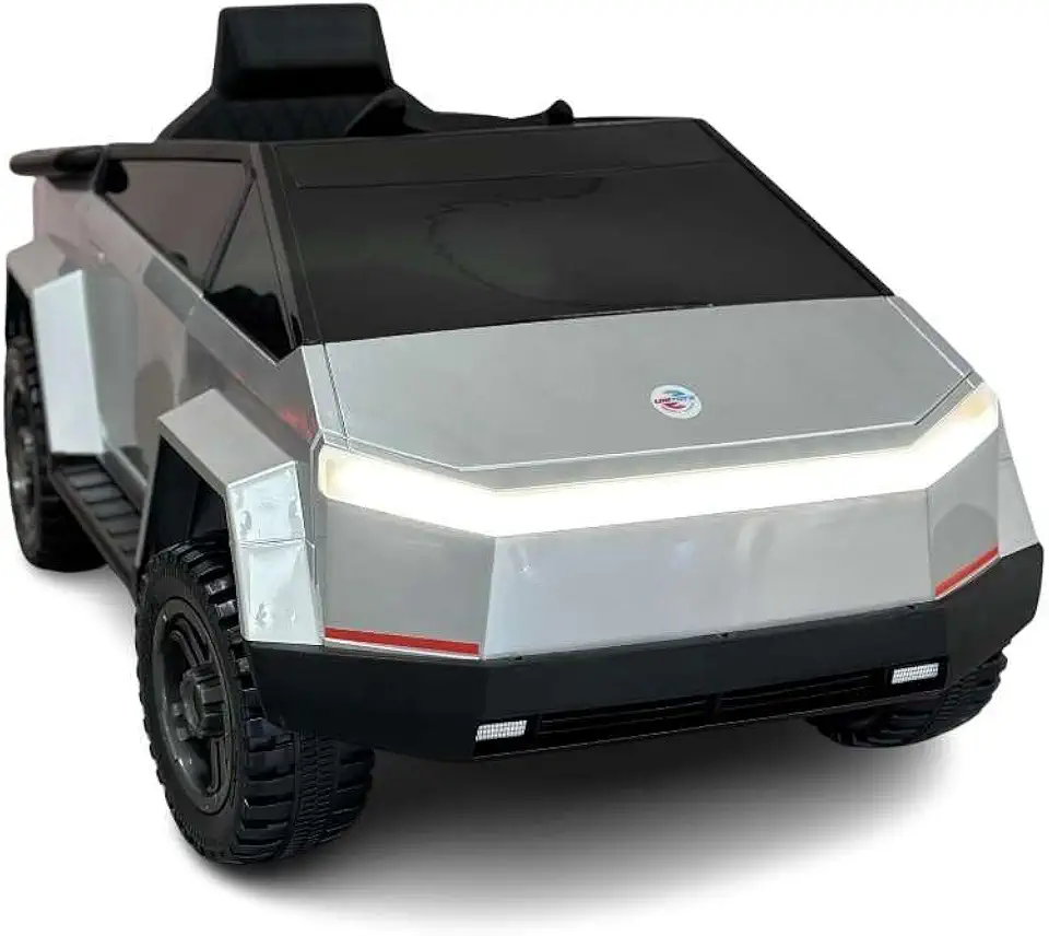 Carrinho Elétrico Infantil Supertruck 12V Prata