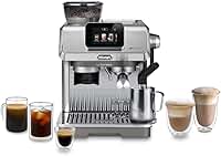 De'Longhi La Specialista - Máquina de café expresso tátil com moedor e batedor de leite, cafeteira fria e gelada, moedor de rebarbas, 10 predefinições para bebidas, grão a caneca