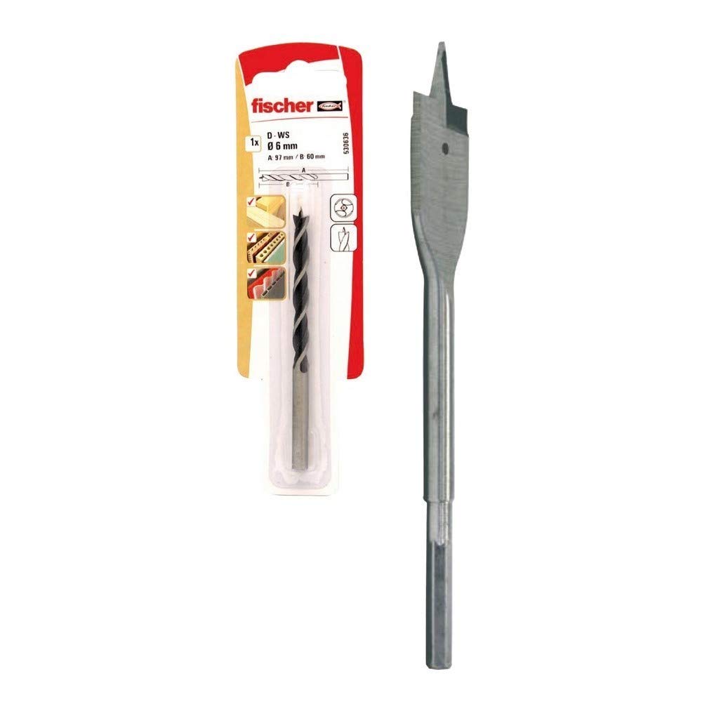 FISCHER 530661 Wood Paddle Drill 26 mm, 26 millimeters