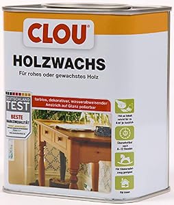 CLOU Holzwachs W1 Farblos 750 ml