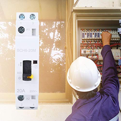 Disyuntor de fuga 2P con interruptor de control 2NO contra sobrecargas electricas 5