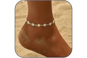 Cheap Jewelry Under 2 Dollars: Flowery Anklet for Women and Girls
