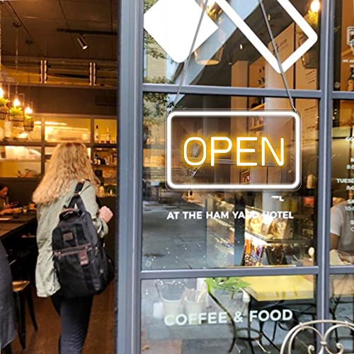 Open Signs For Business, Led Neon Open Sign, 16"X 9" Ultra Bright Electric Light Up Open Signs With On/Off Switch Adapter For Bars, Stores, Coffee Shop, Hotel, Window, Outdoor Etc. #TOP1