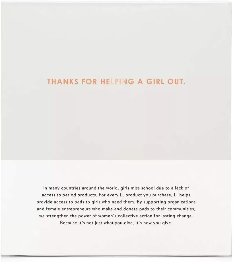 L. Organic Cotton Regular Absorbency Compact Tampons Refill - 60 Count