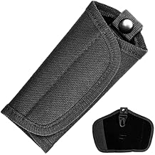 Silent Key Holder for Duty Belt, Police Silent Key Pouch Durable Law Enforcement Police Tactical Silent Key Keeper Pouch Black