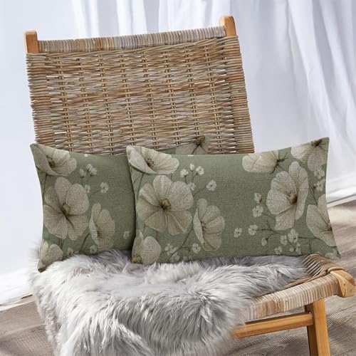 Housse de coussin extérieur imperméable 50x90cm avec zip invisible