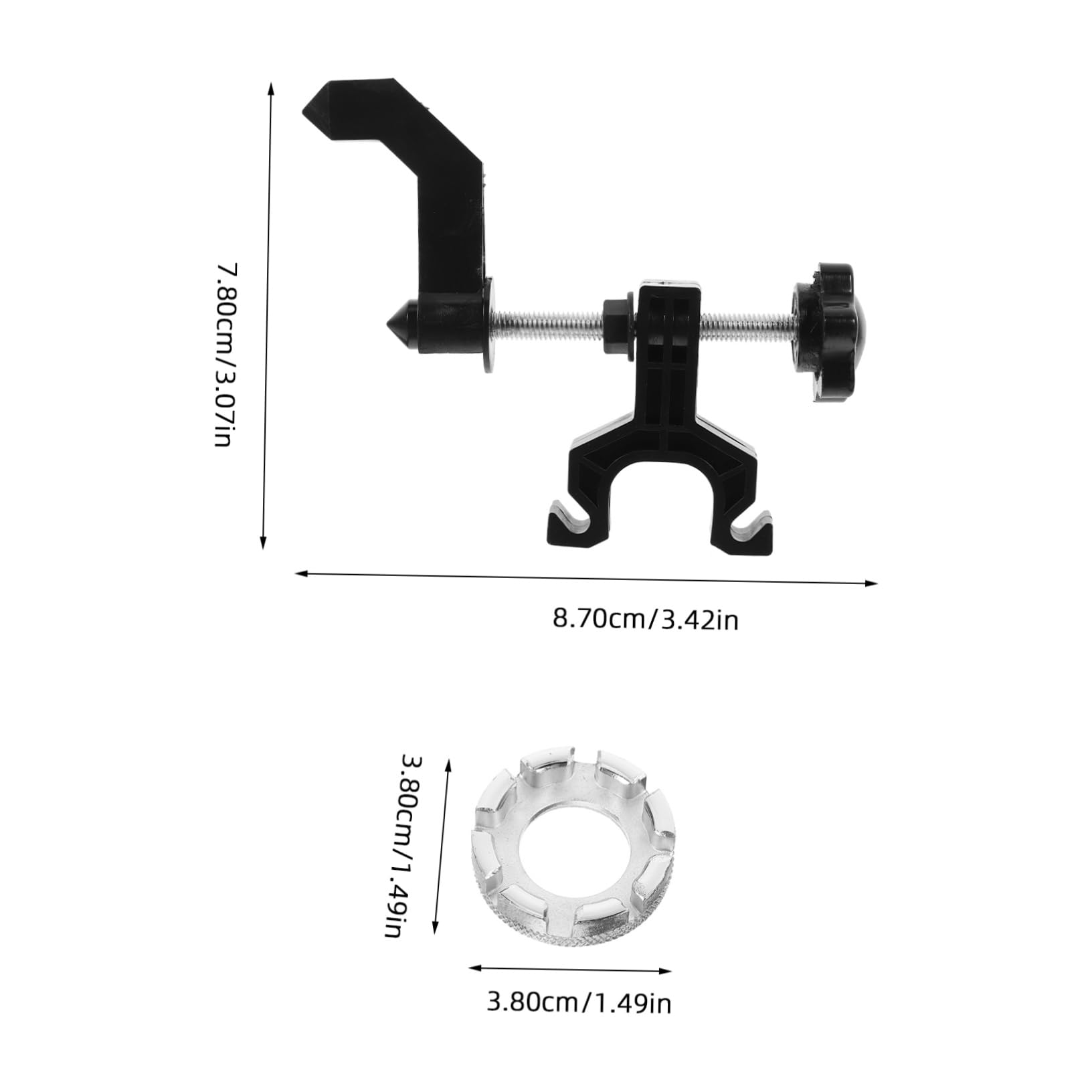Abaodam Bike Wheel Truing Stand Mini Bike Wheel Truing Holder for Turning Tools