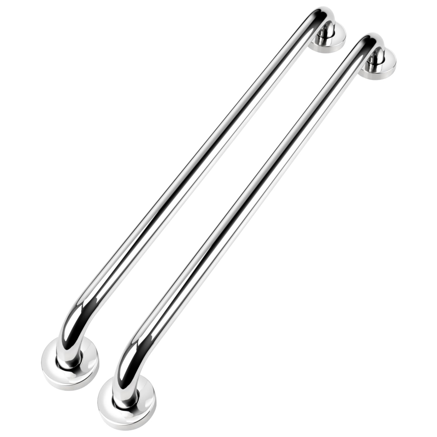 YF Barra de Seguridad para Baño, Acero Inoxidable (paquete de 2) Manija de Ducha, Pasamanos de Seguridad para Bañera, Ducha, Inodoro, 80 cm