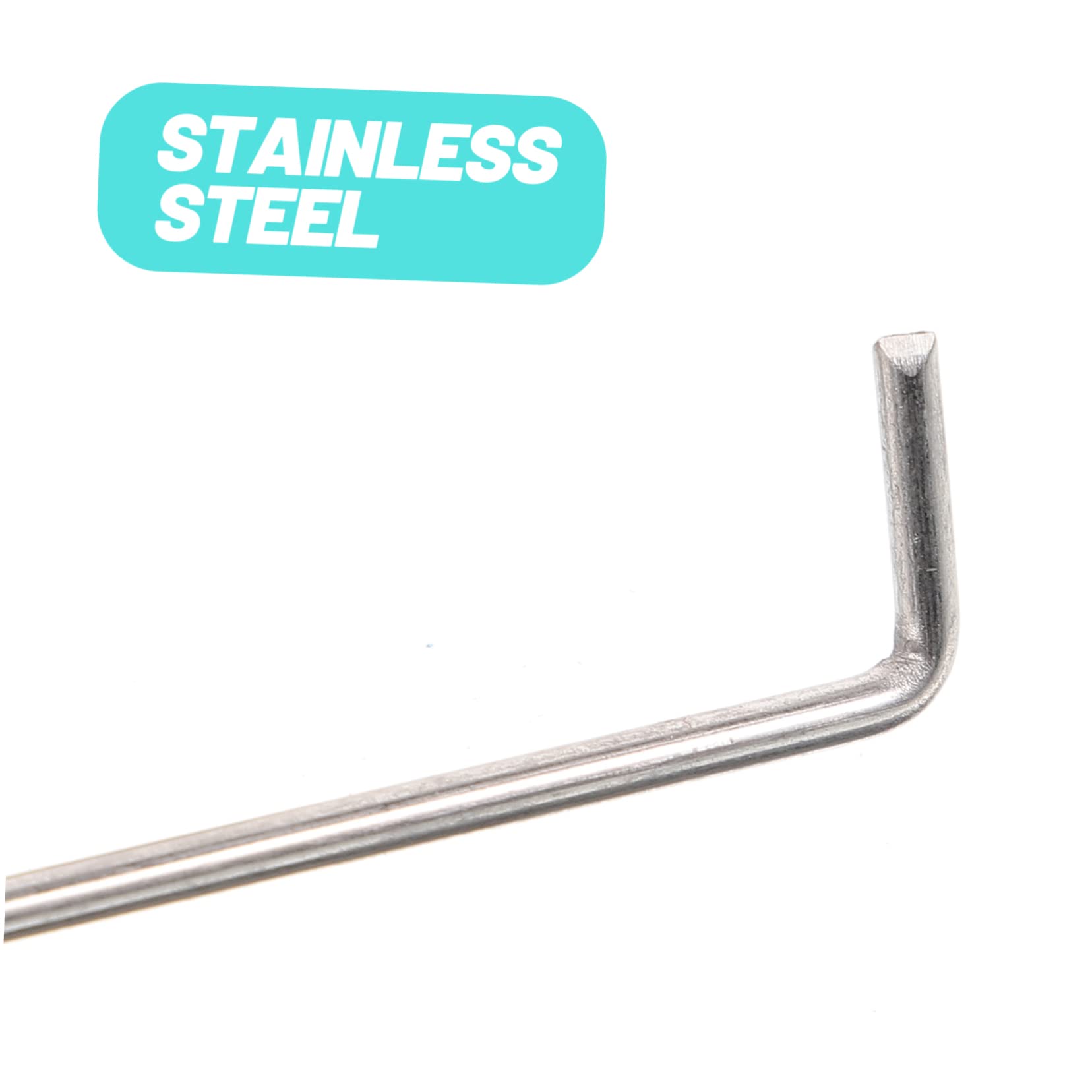 HOMOCONO Set of 10 Drain Hair Hooks Grate Removal Tool for Shower Drain Easy to Clean Maintain