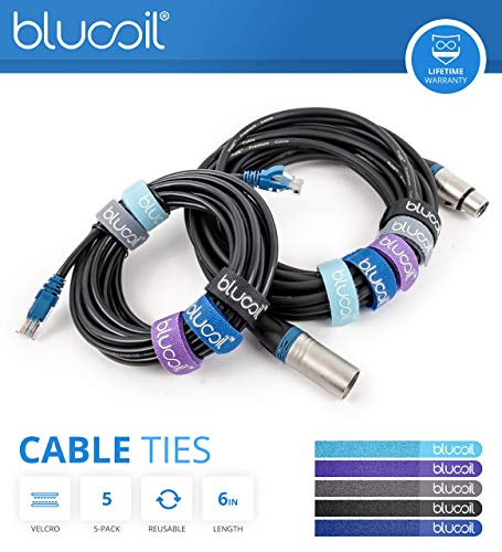 MXL R144 Ribbon Microphone for Vocals, Brass, Horns, Acoustic and Electric Guitars Bundle with Blucoil Pop Filter Windscreen, 10-FT Balanced XLR Cable, and 5-Pack of Reusable Cable Ties