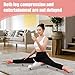 mekkiedi Split Machine,Leg Stretcher Machine to Improve Flexibility and Quality of Stretching Stretching Equipment - Ballet, Yoga, Dance, Martial Arts - Home Gym Fitness Gymnastics Training Pink 2