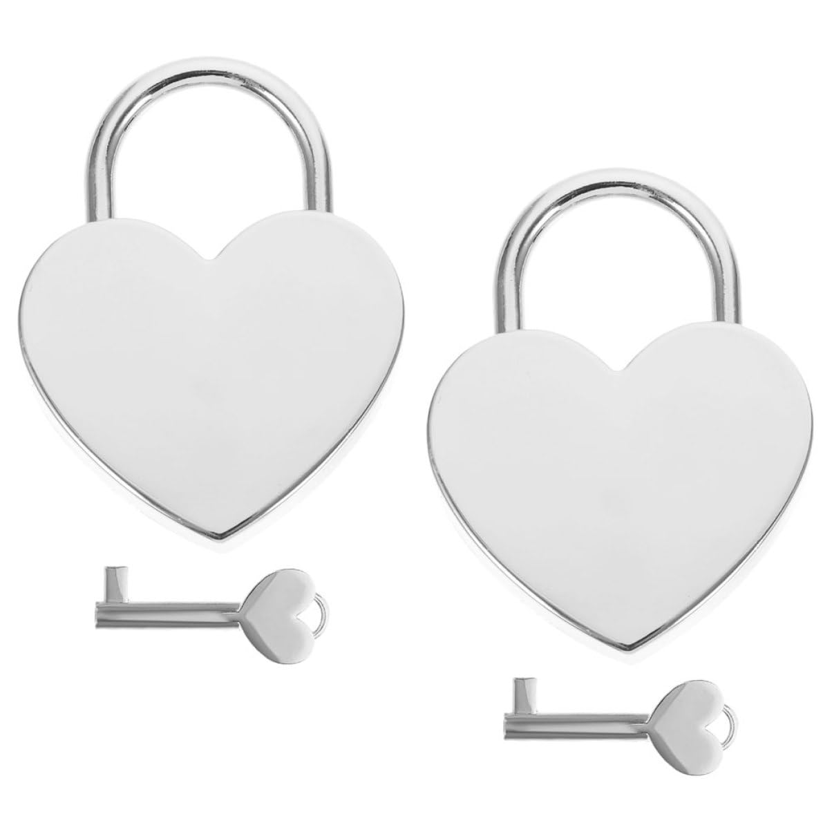 DOITOOL 6 Set Di Piccoli Lucchetti Per Valigie Chiavi in ​​metallo Lucchetti A Forma Di Cuore Per Figlia Moglie E