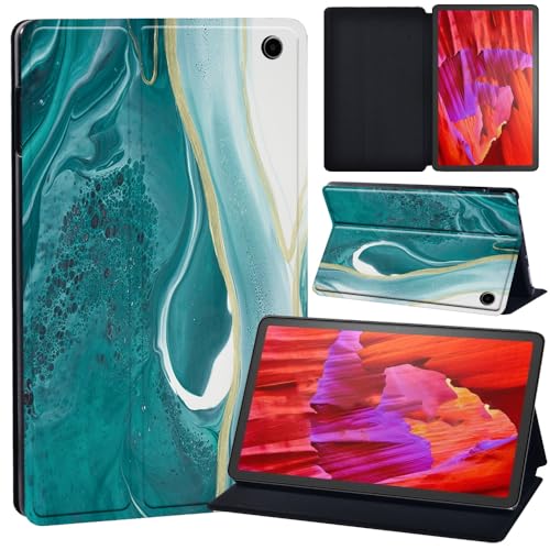 Image of Smart Case Fits Amazon Fire Max 11 Tablet (13th Generation, 2023) 11", Folio Slim Stand Hard Back Shell Cover for Kindle Fire Max 11 Tablet (emerald green)
