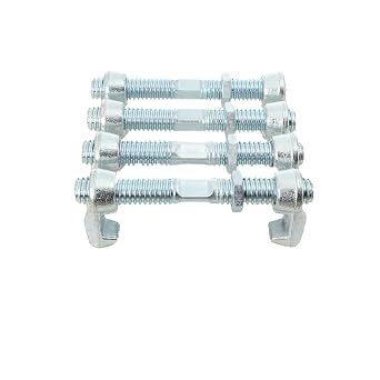 Sea Rail Shipping Container Bridge Fittings Clamp, 4pcs 280mm/11 Shipping Container Accessories ShippingContainer Shelving Galvanized Anti-Rust for 20FT-40FT Standard High Cubic Contai ner