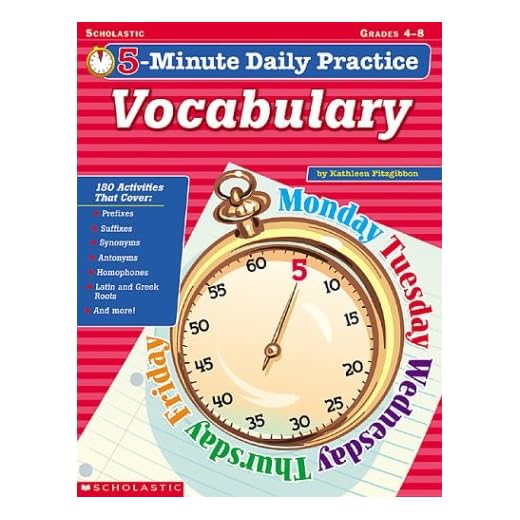 5-minute Daily Practice: Vocabulary (Grades 4-8)