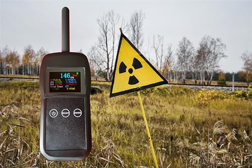 Image of Geiger Counter Nuclear Radiation Detector Monitor Dosimeter Beta Gamma X-ray, for Internal Narrow and Other Spaces