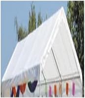 Siena Garden 283879 Acoperiș pentru Carport 3x6, 595x295 cm, Alb - Garaj auto pentru grădină 1