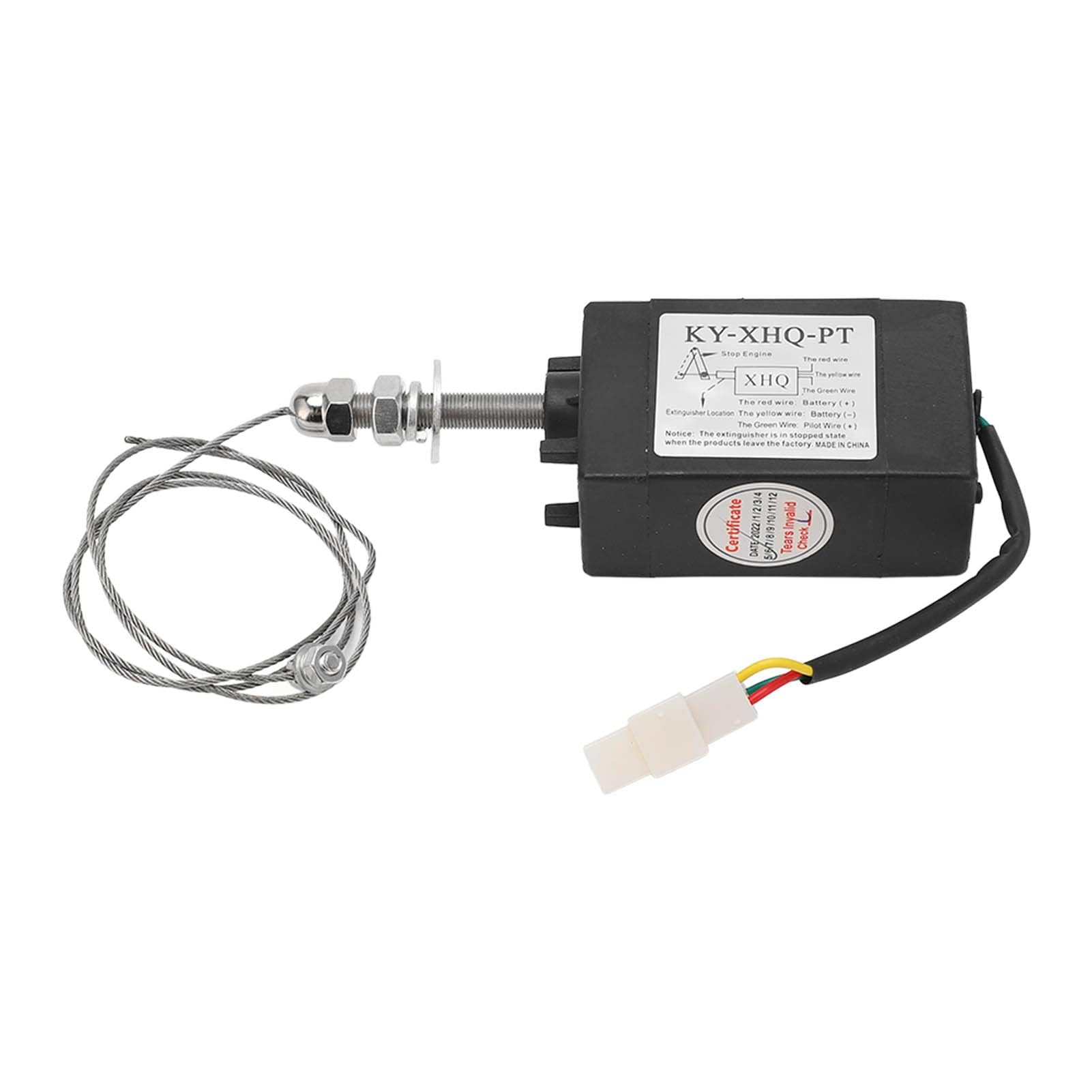 Válvula de solenoide de parada de motor diésel Válvula de solenoide de apagado Válvula de solenoide de generador diésel de repuesto Apagado NC 12V
