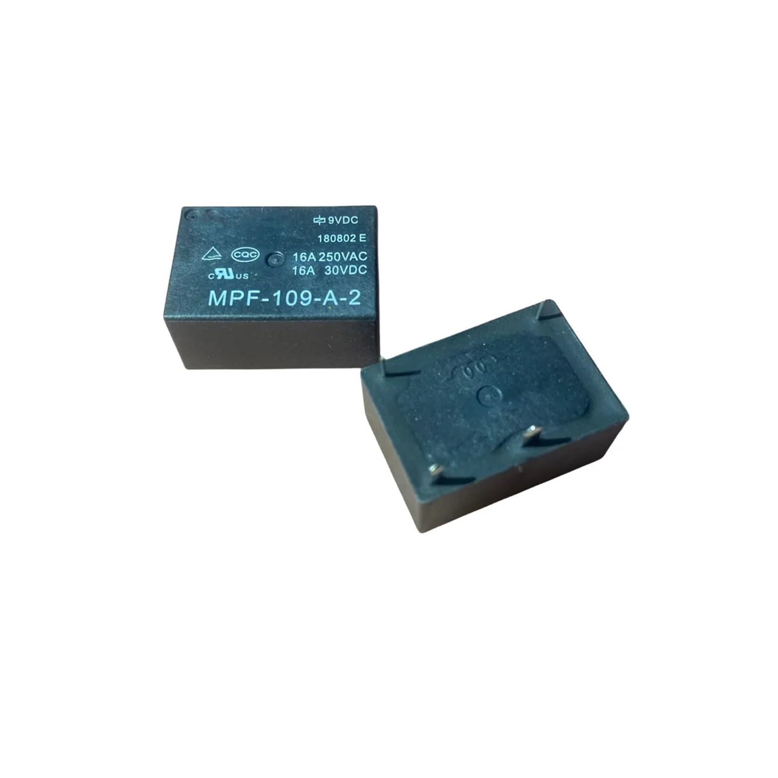 AARTERZZA 5PCS Relay MPF-109-A-2 4PIN 9VDC 16A 250VAC