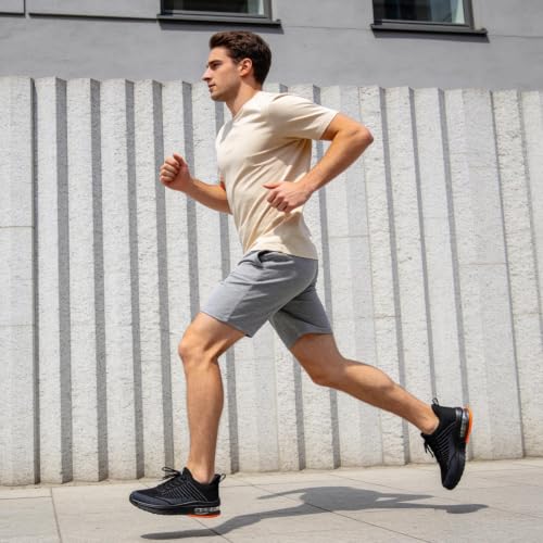 Image of Mishansha Running Shoes for Men Sneakers Air Cushion Walking Shoes Comfortable Tennis Shoes Breathable Trail Running Shoes US Men 7-15